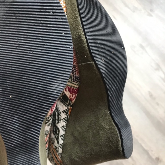 2XHOST PICK Bazarte Embroidered Platform Ankle Boots No Sz Listed I'm a Size 7.5 - Picture 7 of 11